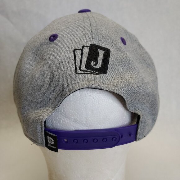 The Joker Funko Snapback Baseball Cap Hat DC Comics Gray Black Purple New - Picture 4 of 16